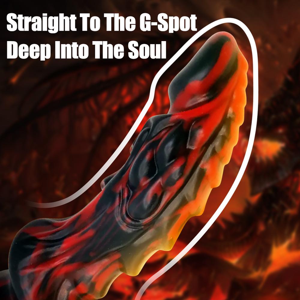 Realistischer Alien-Monster-Penis, Hoden, weibliche beruhigende Vagina-Stimulation, Analdildo, Sexspielzeug, großer Penis, Sexspielzeug für Frauen