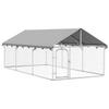 Vidaxl Gabbia per Cani con Tetto, 400 X 200 X 150 Cm