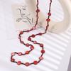Niche Spring And Summer Neck Chain Trend Hip-Hop Natural Shell Crystal Beaded Necklace Men And Women