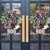 Festival Halloween Skull Welcome Sign Handmade Wood Plaque Door Hanger for Door or Garden Decoration Party Supplies
