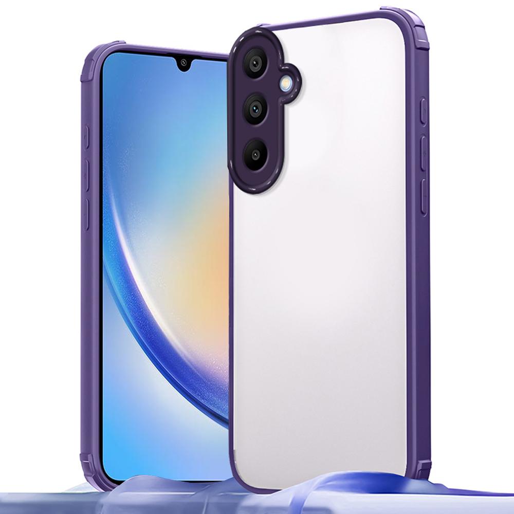 For Samsung Galaxy A34 5G Case Reinforced Corner Shockproof TPU + Acrylic Phone Cover