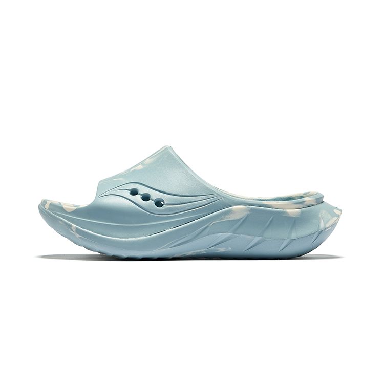 Saucony Cradle 2 Bestselling Relaxing Sports Odor Resistant Anti-Chafe Slide Sandals Unisex Sandals Blue White S28903-8