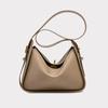 Genuine Leather Underarm Shoulder Bags For Women  Trend Designer Half Moon Crossbody Purses Cowhide Ladies Handbags