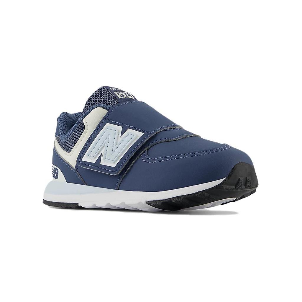 New Balance 574 Comfortable Versatile Low-Top Walking Shoes Baby Shoes Blue White NW574KIE