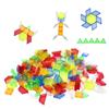 Kinder Regenbogen Transparente Bausteine Lichttisch Spielzeug Montessori Offene Bildung Lernen Diy Mathematische Geometrie Sensorische Spiele