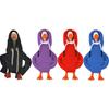 7 Inch Desk Geese Hoodies Outfit Tabletop Animal Costume Decor, Porch Outdoor Party Holiday Decoration Supplies