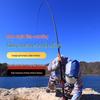 ZTO Portable 19 Tone Super Hard Fishing Rod with Integrated Reel: Compact, Through-Handle Design, Internal Wiring, Handheld.