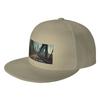 Fashion Bridge To The City Flat Brim Sun Hat  Going To Work Or School Hat Womens