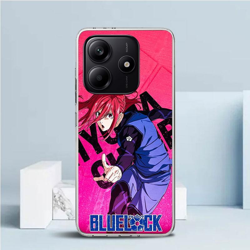 Blue Lock Chigiri Hyoma Phone Case For Xiaomi Redmi Note 15 14 14S 13 12S 12 Pro Plus 11S 11 11T 11E 10S 10 + Soft TPU Back Cove