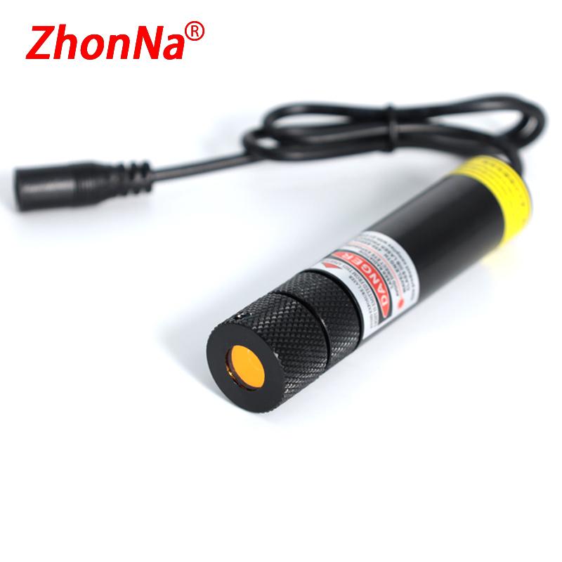 Czerwony Lokalizator Laserowy 638nm 300mW - Liniowo-Krzyżowy i Punktowy Kolimator do Pozycjonowania Maszyn do Cięcia Drewna/Kamienia