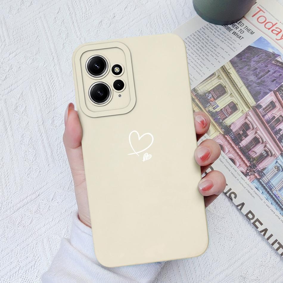 Case For Xiaomi Redmi Note 12 12S 4G 5G Patterned Full Protection Soft Liquid Silicone Cartoon Cover For Redmi Note 12 S Funda