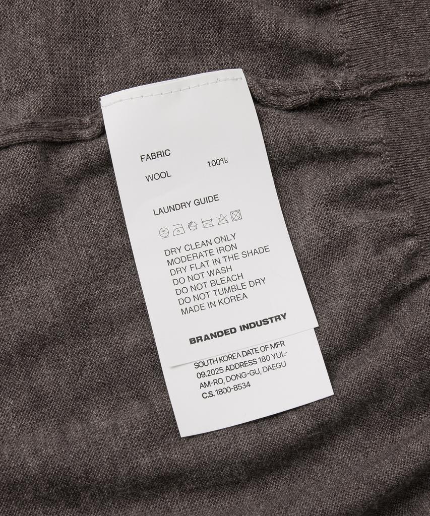 Beulaendideu [Superior] Essential Superfine Round Knit [Taupe Brown]