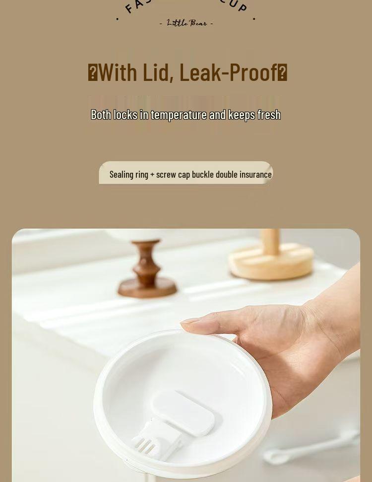 304 Stainless Steel Large Capacity Instant Noodle Bowl with Lid and Heat Preservation for Dormitory or Lunch.