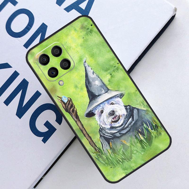 Cartoon Westie Dog For Samsung Galaxy M16 M06 M33 M13 M35 M53 M11 M21 M31 M55 M15 M14 M34 M54 M12 M32 M52 Case