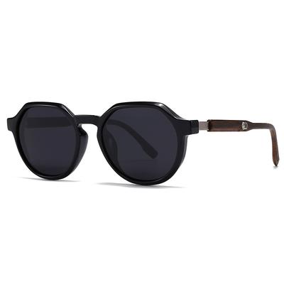 New Retro Round Sunglasses Fashion Black UV400 Classic Frame for Men Women Unisex Driving Sun Glasses