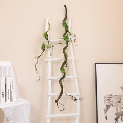 Wandbehang Künstliche Rattan-Ranke Kranzform Traubenblätter Künstliche Falsche Pflanzen Baum DIY Dekorative Falsche Ast Heimdeko