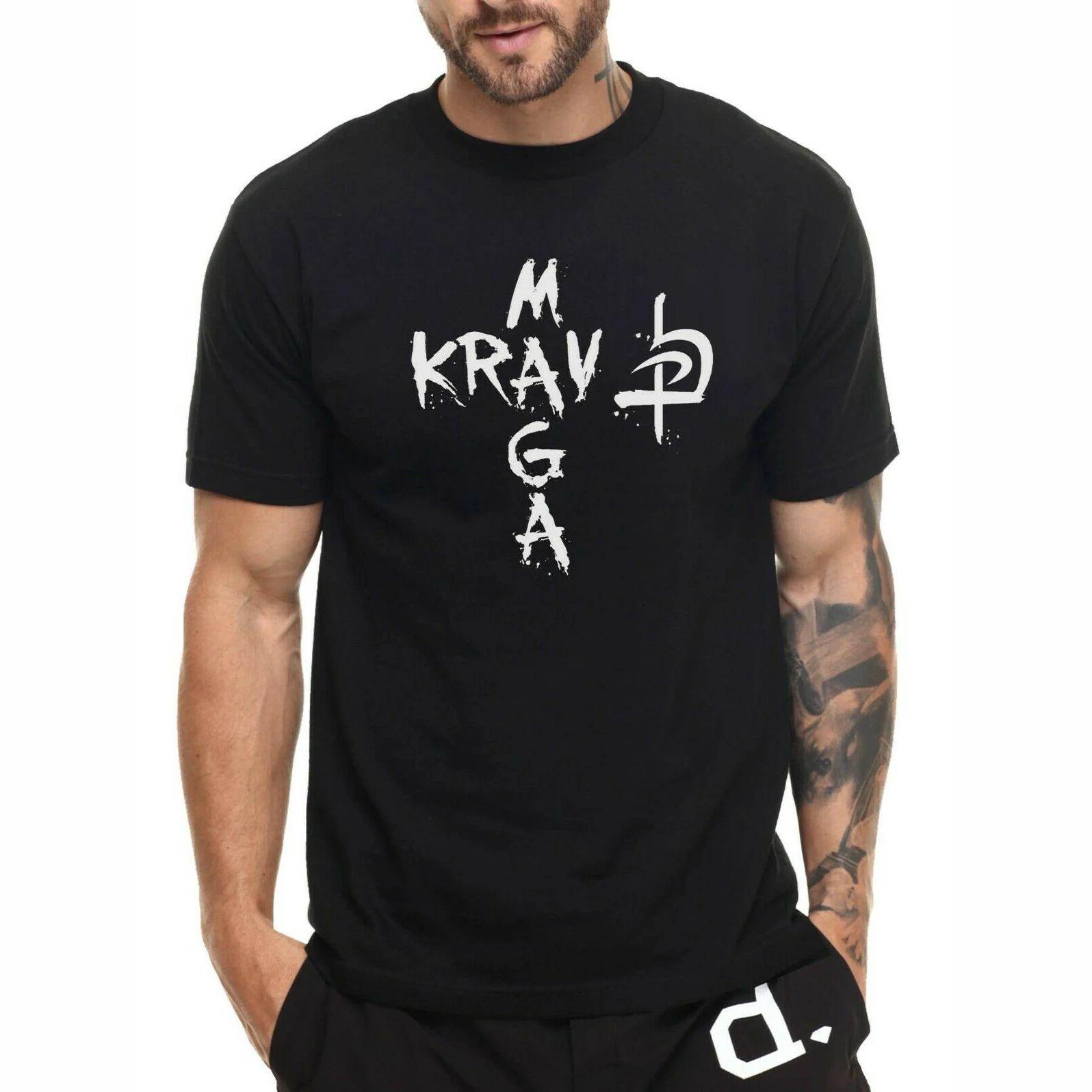Krav Maga Israel Self Defense Combat Training TShirt 100 Cotton ONeck Short Sleeve Summer Casual Mens Tshirt Streetwear S