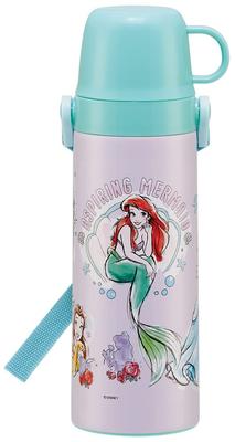 Skater 2WAY nerezová láhev 600ml s hrnkem Disney Princess STGC6-A
