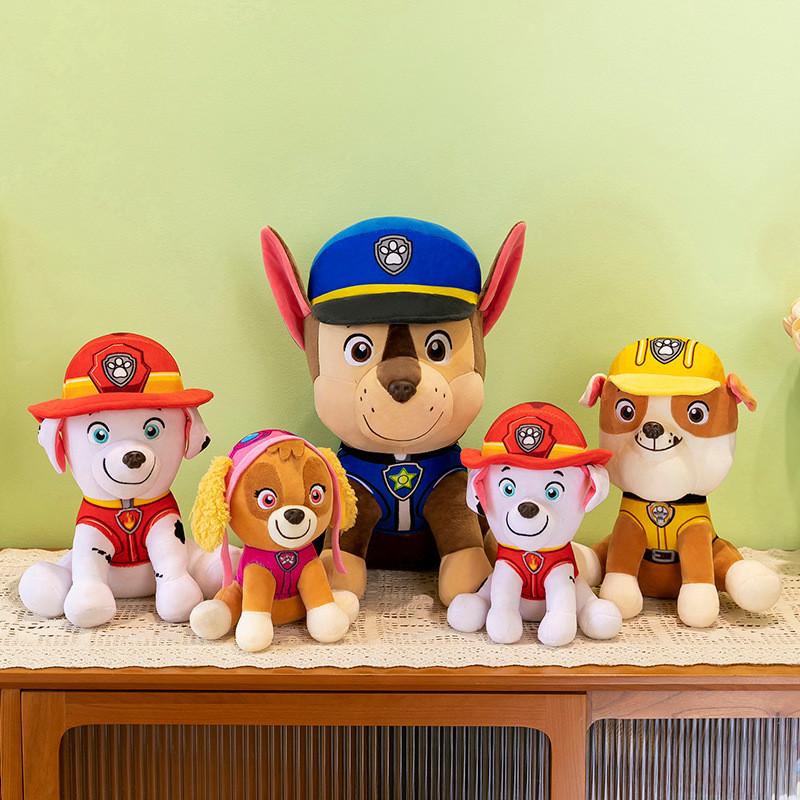 Paw Patrol Plush Toy Set With Cartoon Characters For Kids Gift Collection