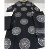 Black Pakistani Cotton Kurti Pant Dupatta Set Indian Bollywood Salwar Kameez