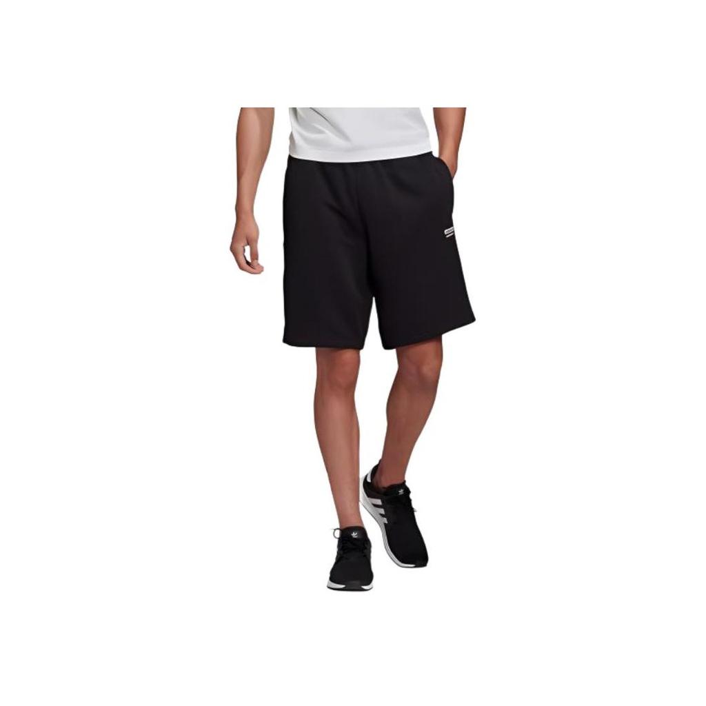 Adidas Originals Trefoil Solid Color Casual Shorts Men Bottoms Black FM2263