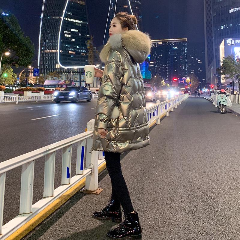 QQs Y2K 2022 Móda Zimní Plyšová Volná Dámská Podzimní Zimní Bunda Párty Luxusní Šaty Zesílená Bavlněná Podšívka Střední délka Módní Top Zima