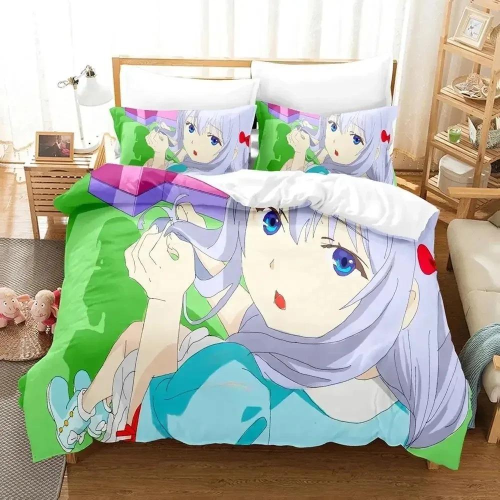 OreShura Bedding Set Single Twin Full Queen King Size Bed Set Adult Kid Bedroom Duvet cover Sets 3D Print Anime Bed Sheet