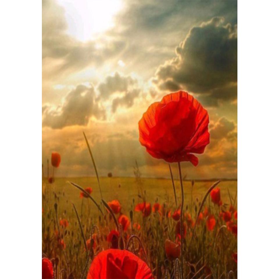 5D DIY Diamond Painting Flower Vase Cross Stitch Kit Rhinestone Rose Picture Full Diamond Embroidery Gift Mosaic Home Decoration