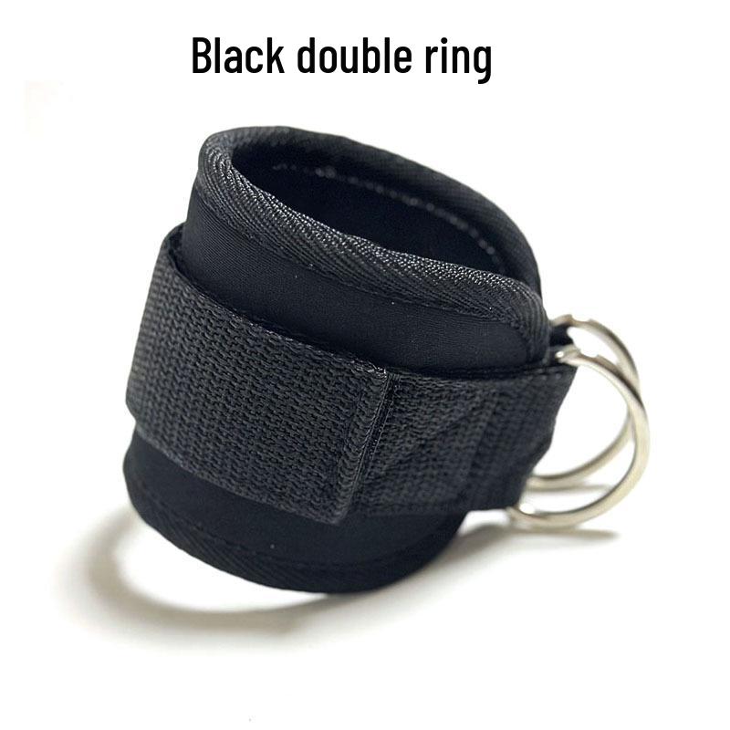 Double D-Ring Ankle Straps for Leg and Glute Training with Resistance Bands