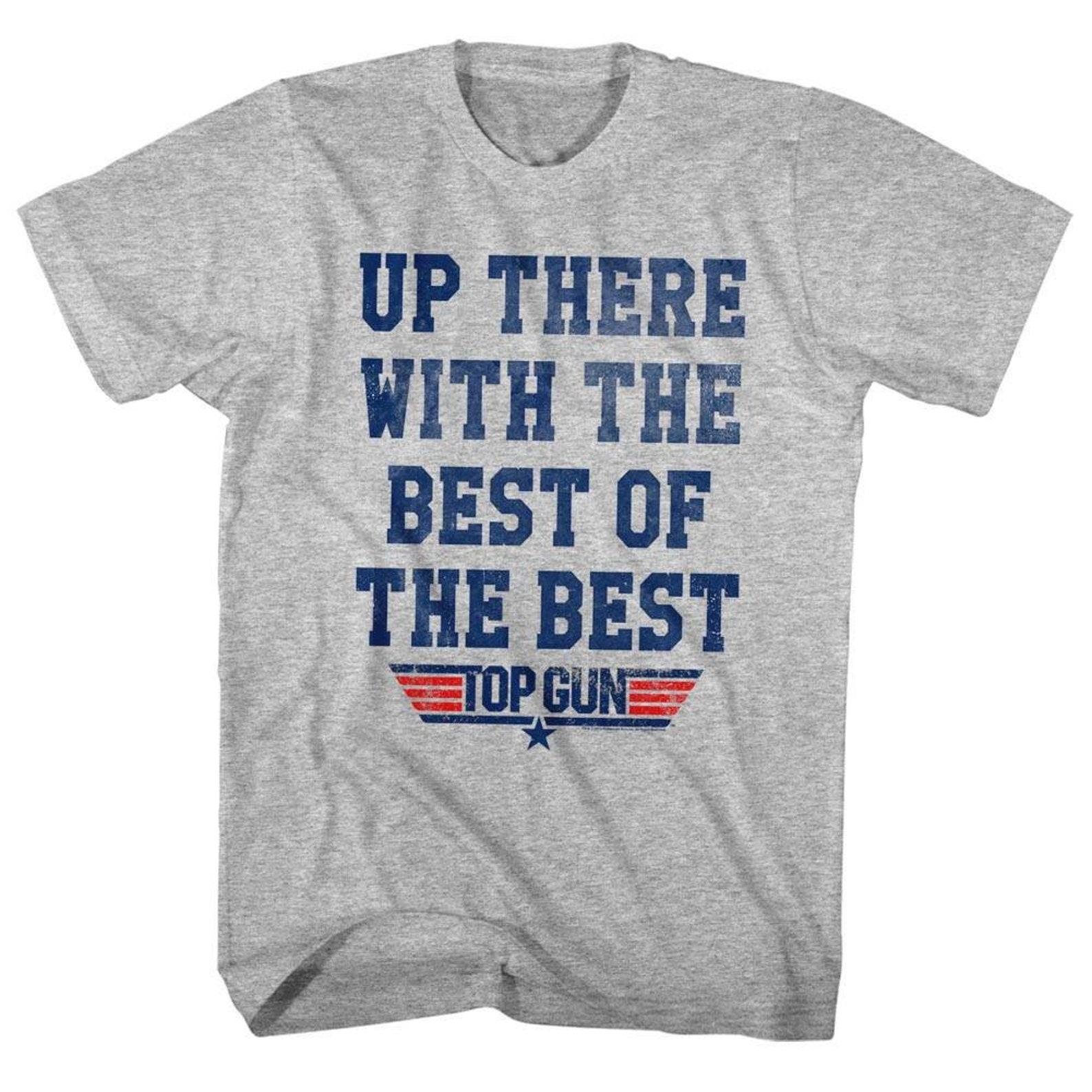 Top Gun Best Of The Best Gray Heather Adult T-Shirt L