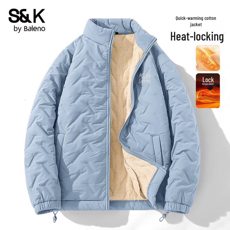 

Baleno S&K Series Men s Stand Collar Thickened Winter Padded Jacket L