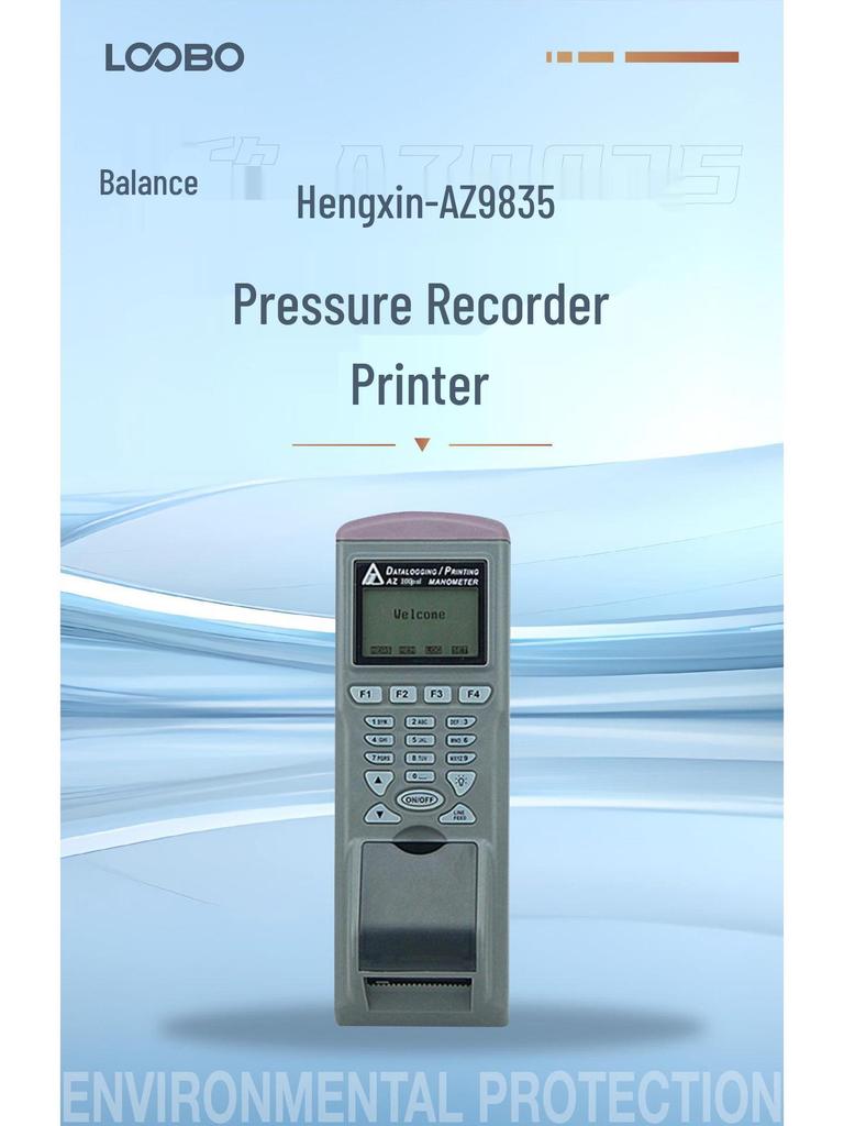 Hengxin AZ9835 Handheld Smart Pressure Recorder & Printer