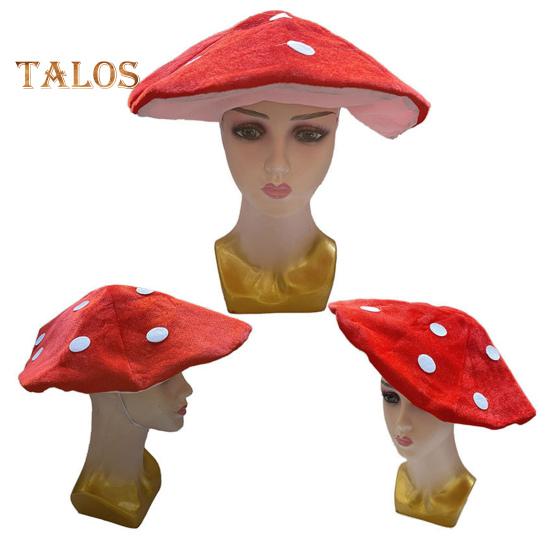 Kapelusz grzybowy dla dzieci i dorosłych, przebranie, dodatek do kostiumu, czerwony kapelusz grzybowy, rekwizyty na imprezę cosplay, sesje zdjęciowe, scena