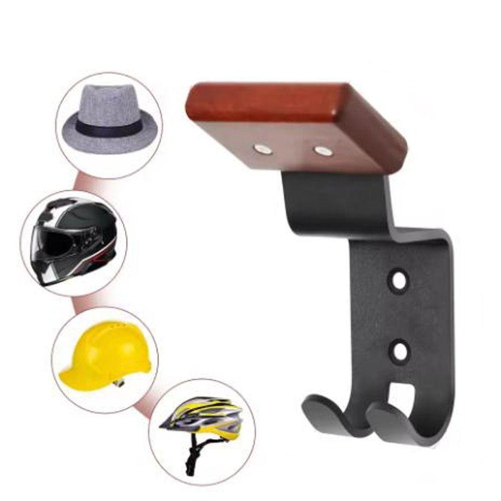 Carbon Steel Motorcycle Helmet Display Stand Wall Mounted Safety Hat Rack  Hats