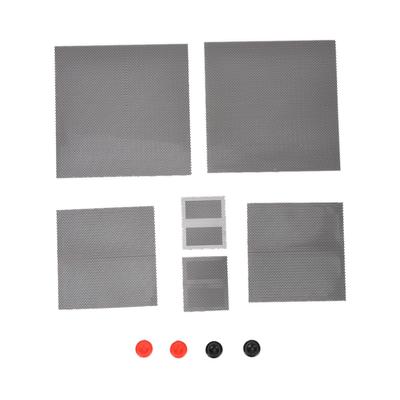 Dust Filter Kit Precise Cutting Ventilation PVC Mesh Dust Proof Cover with 4 Silicone Thumb Grip