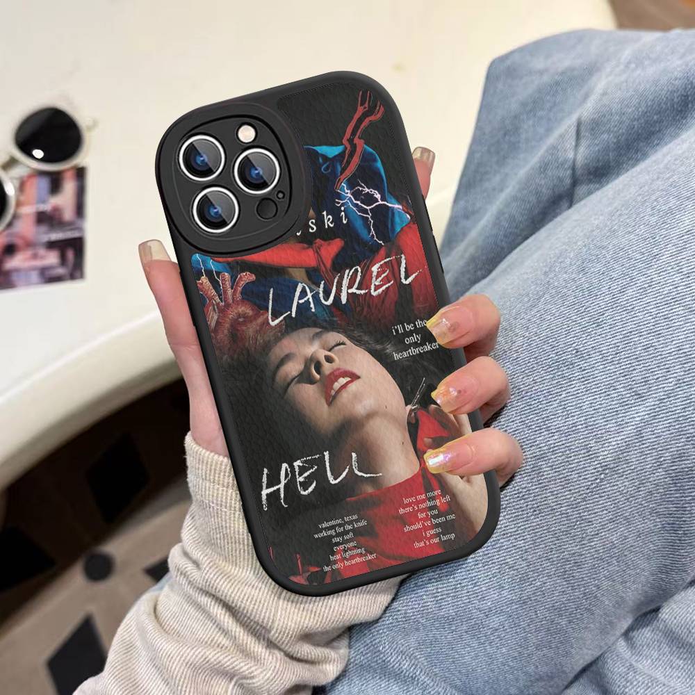 Singer M-Mitski Phone Cover For IPhone 16 15 14 13 12 11 Pro Max Plus Leather Soft Case