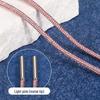 – Tube Rhinestone Shoelace Crystal Silver Decorative Accessories