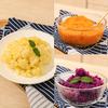 2-Pack Manual Potato Masher, Baby Food Puree Maker, Potato Masher Tool for Home Use, Purple Potato Masher, Kitchen Essentials
