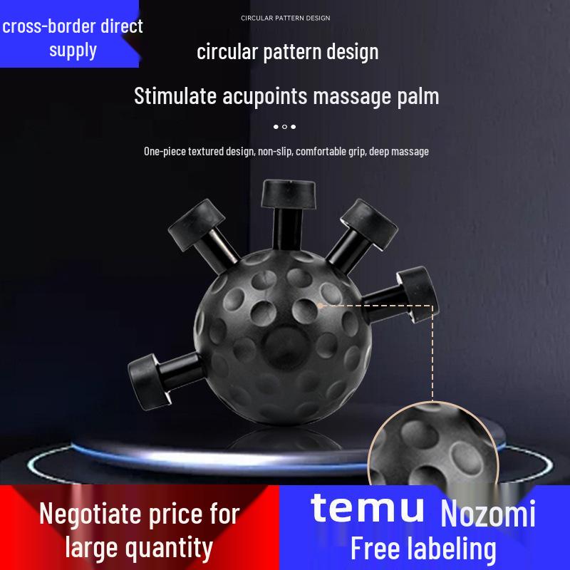 Portable Finger Gripper Hand Exercise Ball for Decompression and Strength Training