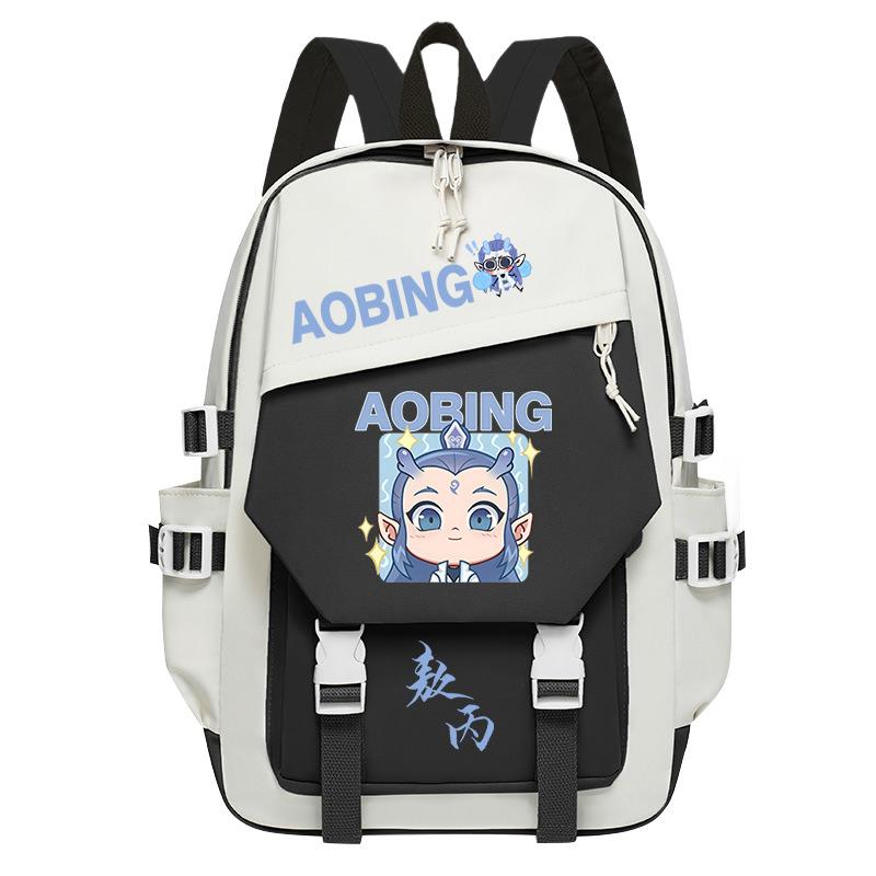 2025 High-value and large-capacity Aobing surrounding Nezha 2 printing leisure students to reduce the burden of schoolbags and backpacks
