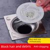 Japanese-Style Whirlpool Floor Drain Hair Filter Net for Bathroom and Kitchen, Prevents Hair Clogging in the Toilet