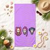HUNTRIX Soft Beach Towel Stylish Beach Pool Towel for Summer Seaside Vacation Travel