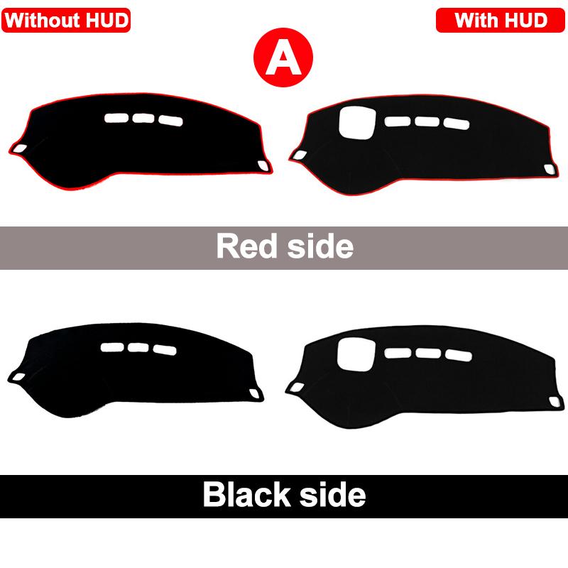 Car Dashboard Covers Avoid Light Pad Anti-UV Carpets Non-Slip Mats For Peugeot 508 2010 2011 2012 2013 2014 2015 2016 2017