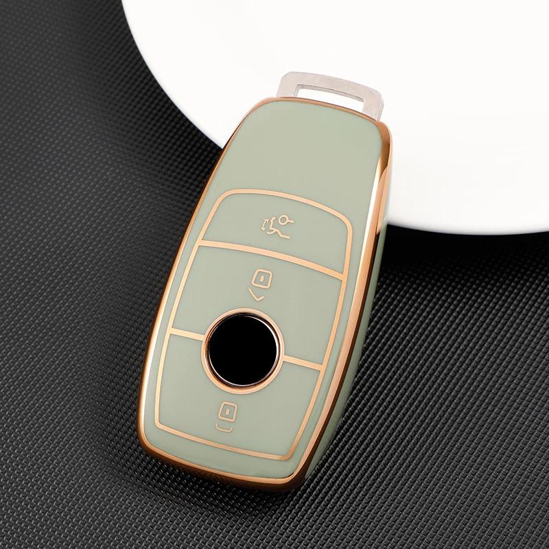 For Mercedes Benz A B C E G S Class CLA CLS GLA GLB GLC GLE GLS EQA EQB EQC Key Case Cover 2 3 Button Shell Fob Protector