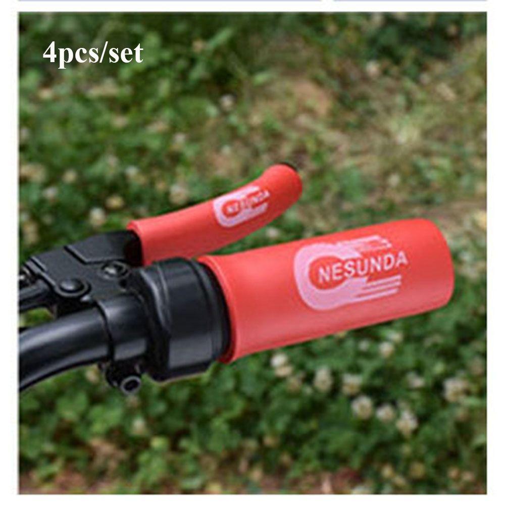4pcs/set 5 Colors Horn Cover Sponge Handlebar Cover New Electric Bike Gloves  Motorcycle Accessories