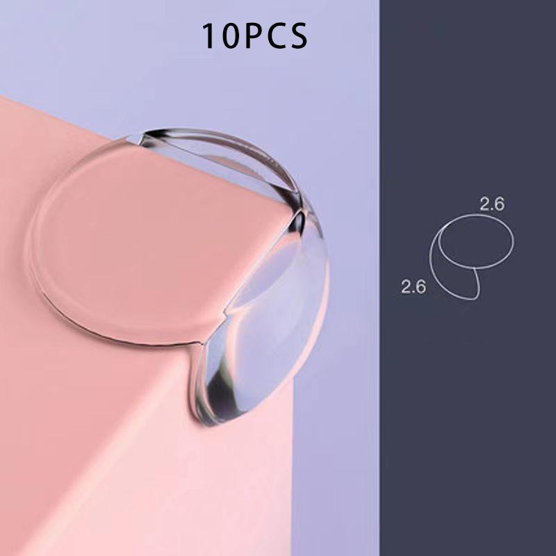 10 pièces Protecteur en Silicone de Sécurité Bébé Table Meubles Coin de Bureau Enfant Couvercle de Protection Bordures Enfants Doux Protections Anti-collision