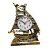 AEE2-Clock Alarm Sailboat Table Vintage Retro Model Ornament Nautical Desk Clocks Boat Figure Silent Bedside
