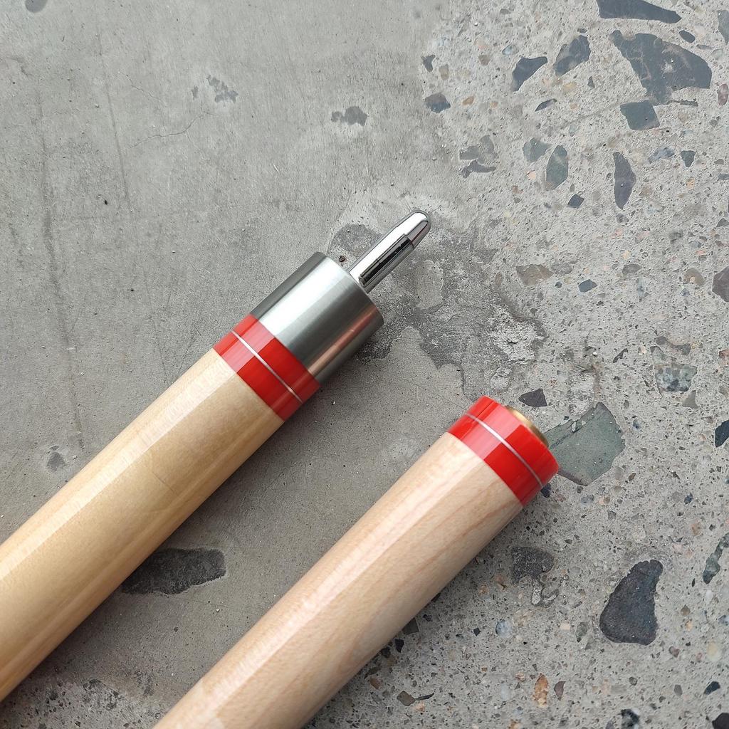 Billardstock 58" China Schwarz 8 Segmente Queue 13 mm Billard Rat