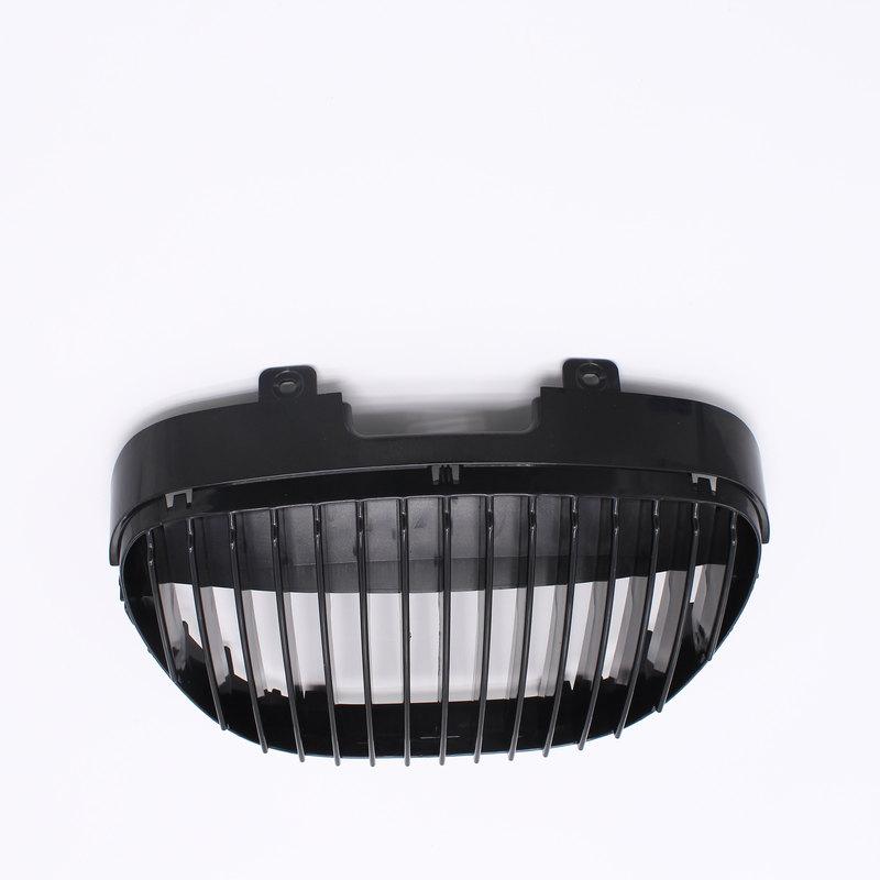 Für Seat Ibiza Cordoba Typ 6L 2002-2009 Zentraler Kühlergrill ohne Emblem + Wabenstruktur Frontstoßstange Obere Seitengitter Abdeckung