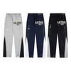 Cross-border Foreign Trade G D Splashing Ink Graffiti Casual Loose Trousers Splicing Couple Leggings Sweatpants Tide Men and Women the Same Style